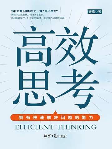 高效思考：拥有快速解决问题的能力